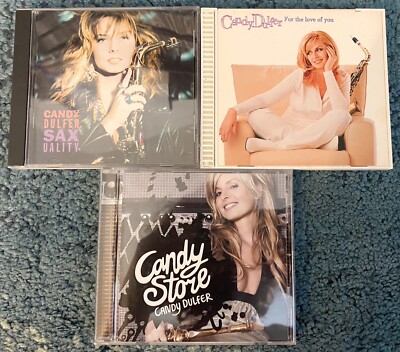 3x Candy Dulfer CD Lot (Saxuality, For The Love Of You & Candy Store)
