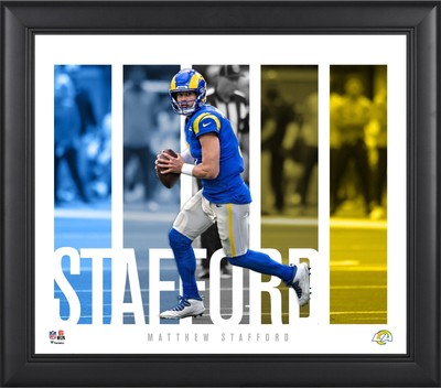 Matthew Stafford Los Angeles Rams 15'' x 17'' Player Panel Collage