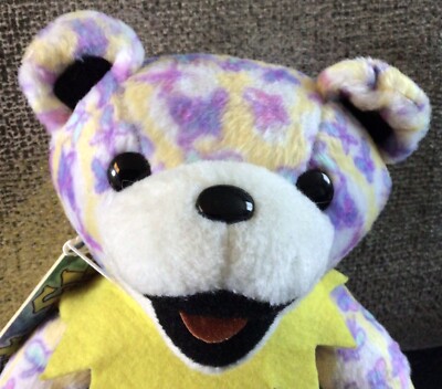 GRATEFUL DEAD DANCING BEAR BEANIE LIQUID BLUE SPINNER 2001 EUC