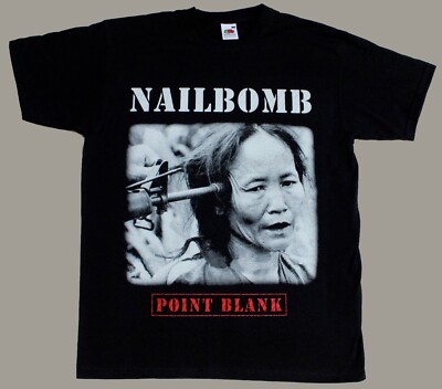 NAILBOMB - Point Blank - T Shirt -  Metal Industrial Punk