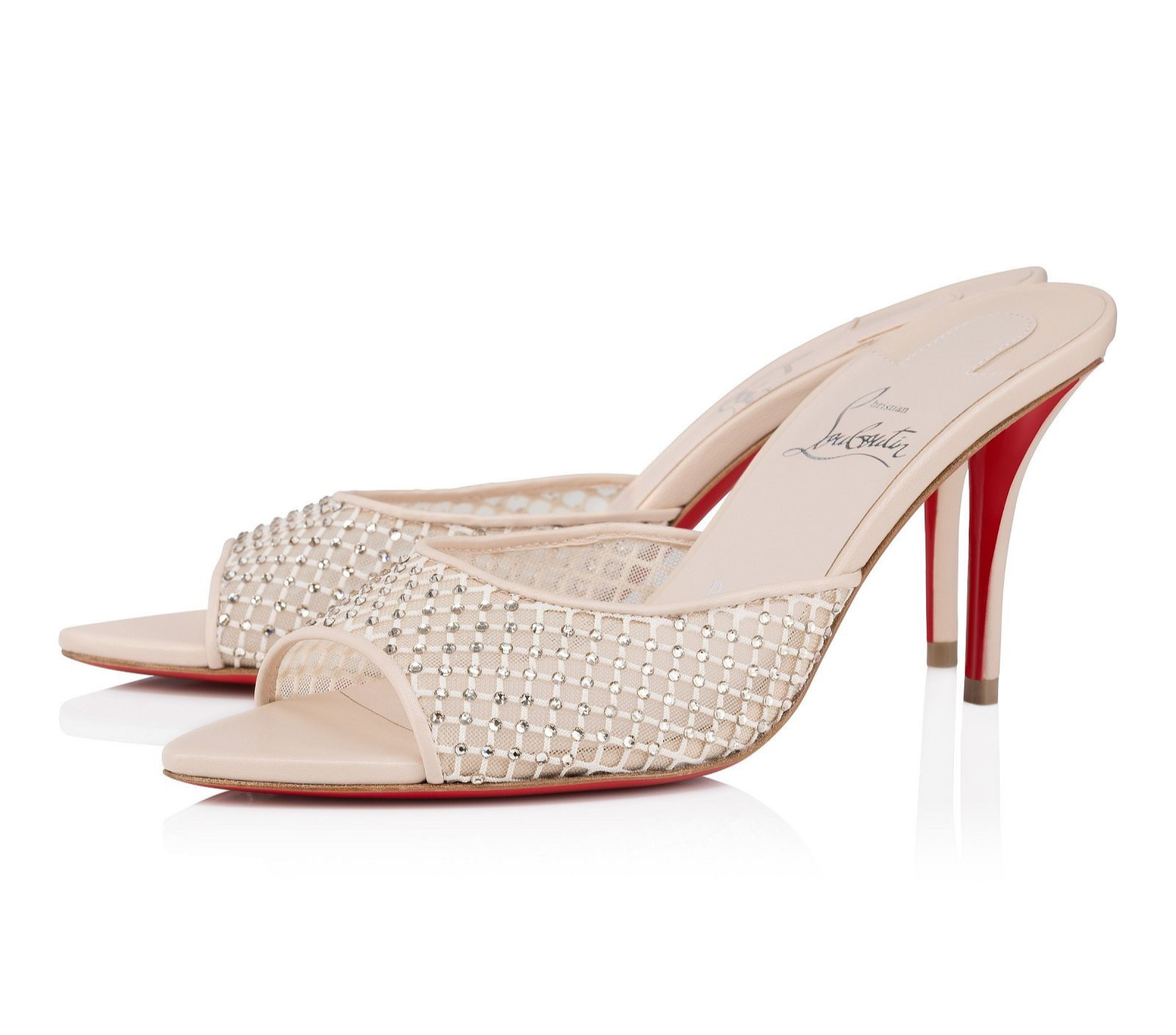 Christian Louboutin サンダル 38 Christian Louboutin Black Patent Leather Lady Max Spike Ankle