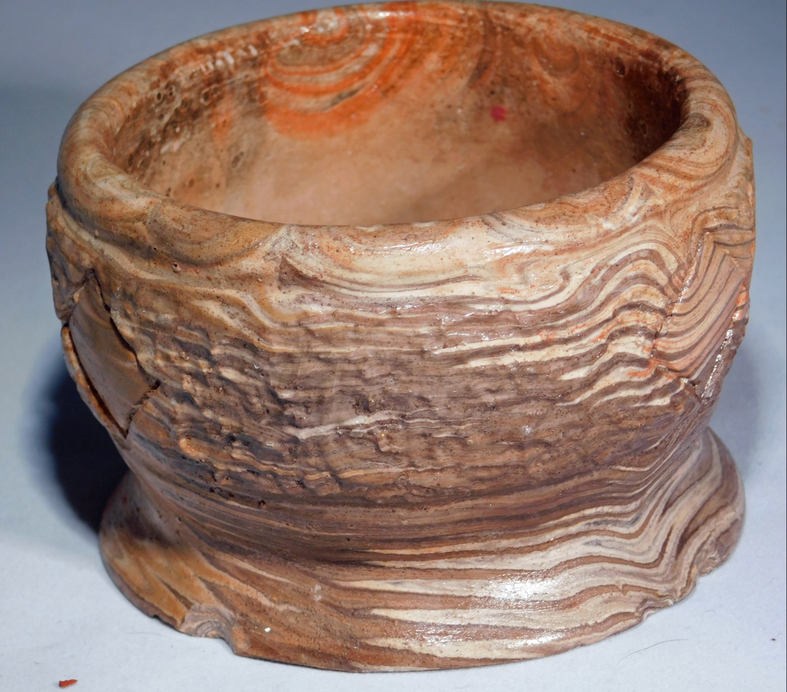 Vtg/Antique Comanche Texas Pottery Bowl