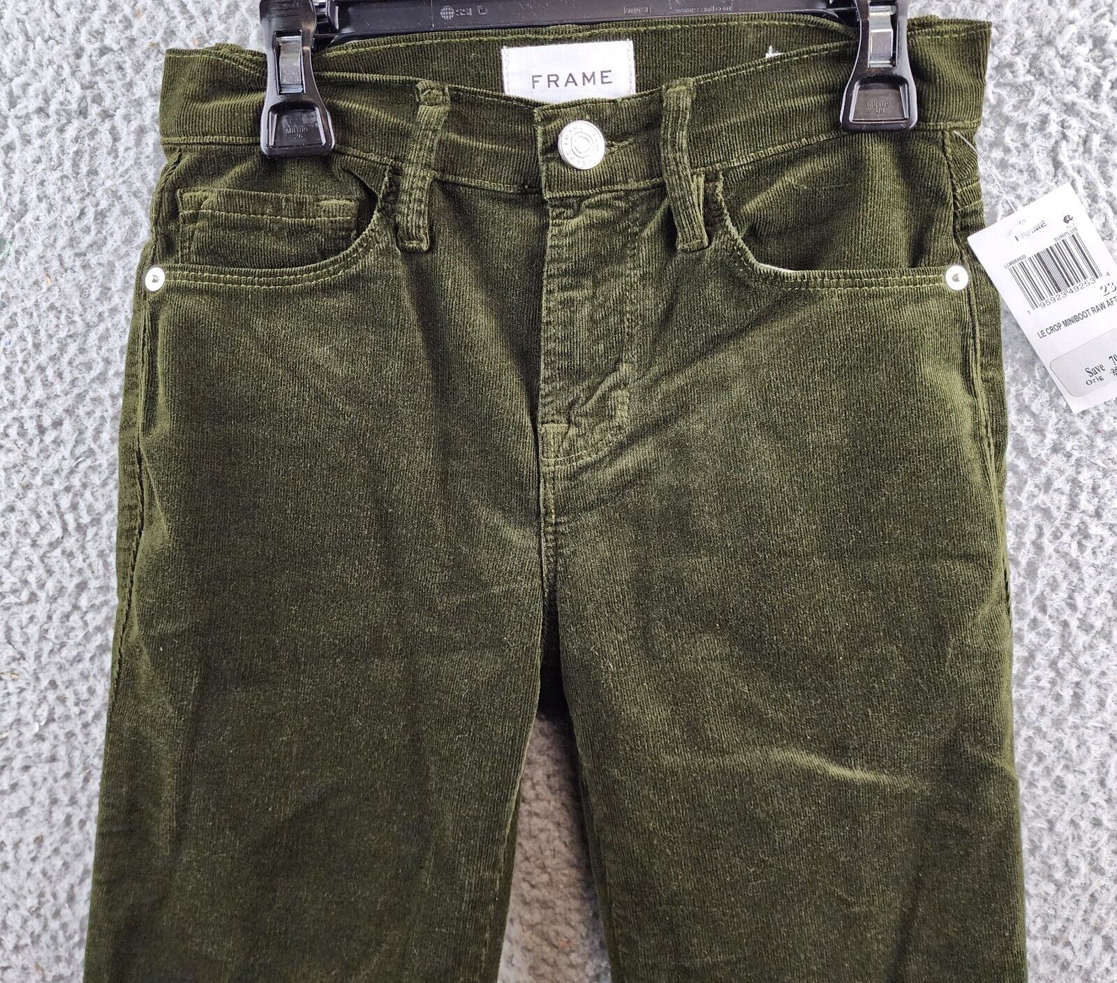 Frame Le Crop Mini Bootcut Jeans Women's 23 Surplus Mid Rise Belt Loops 5 Pocket - Picture 3 of 16