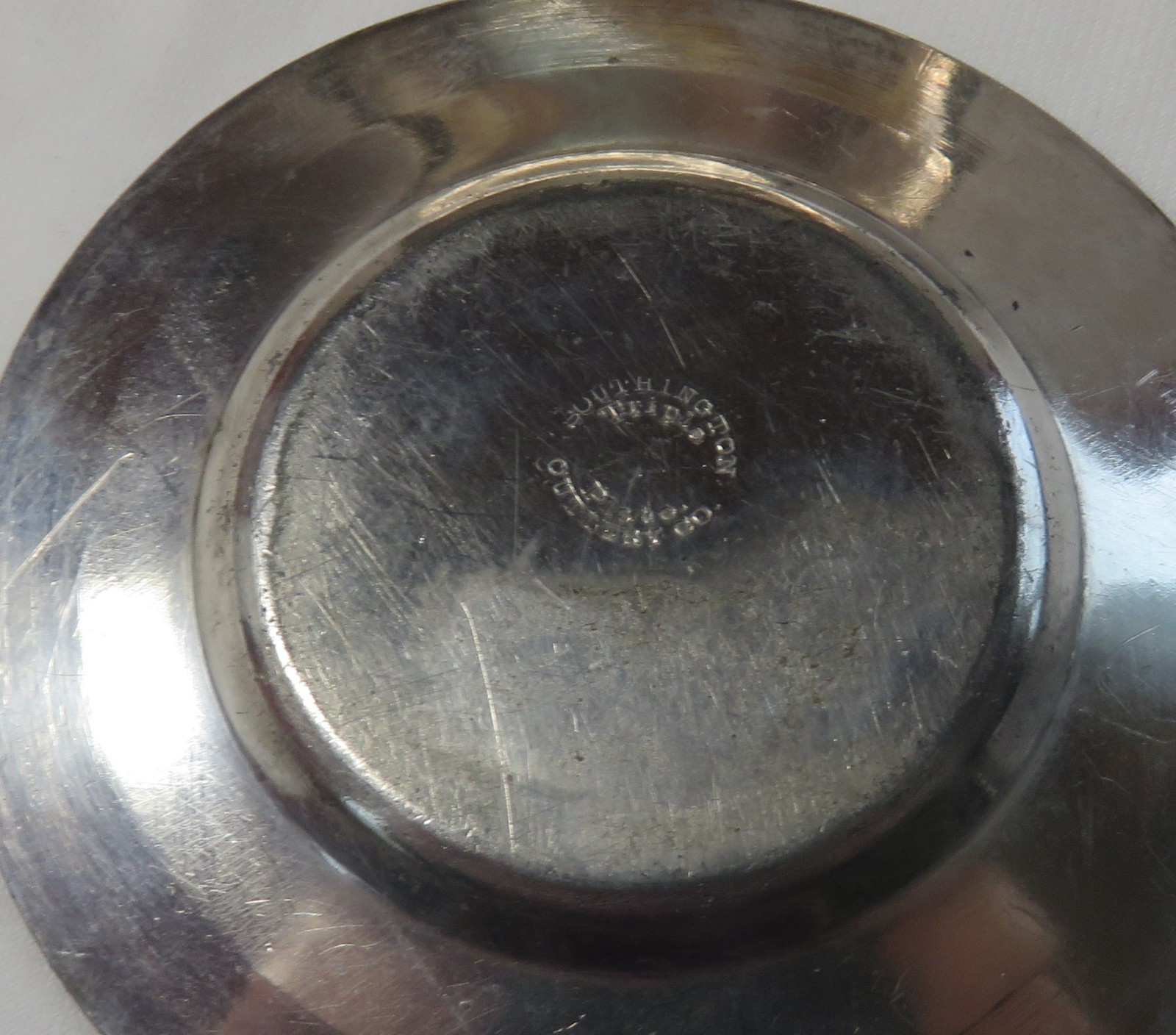 Antique Silver Plate Combination Napkin Ring and Butter Pat