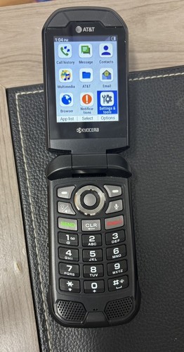 Kyocera DuraXE Epic 4G LTE Rugged Flip Phone Locked To AT&T