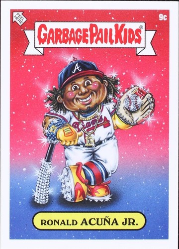 2023 Topps Mlb X Garbage Pail Kids: Series 3 David Gross - Ronald Acuña Jr. #9C