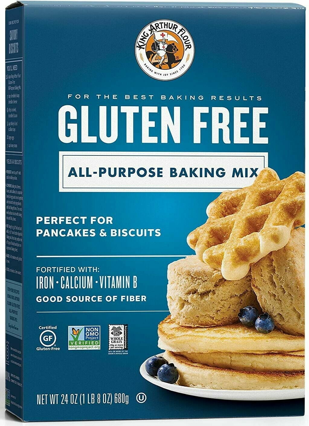 King Arthur Flour Gluten Free All-Purpose Baking Mix Non GMO GF 24 oz ...