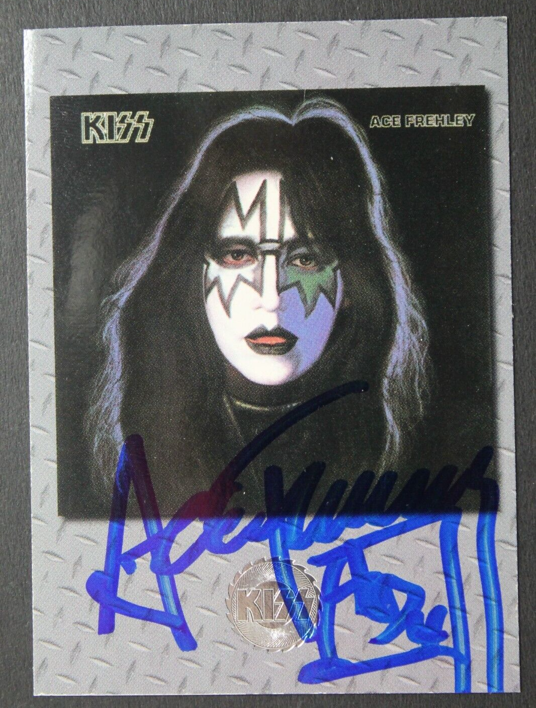 KISS Ace Frehley 直筆サイン パンフレット 半券 ステッカー Ace Frehley KISS Autographed 1997 Cornerstone Signed SOLO