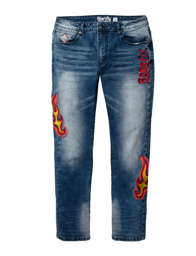 

Мужские джинсы Born Fly Dark Stone Wash Texas Finest