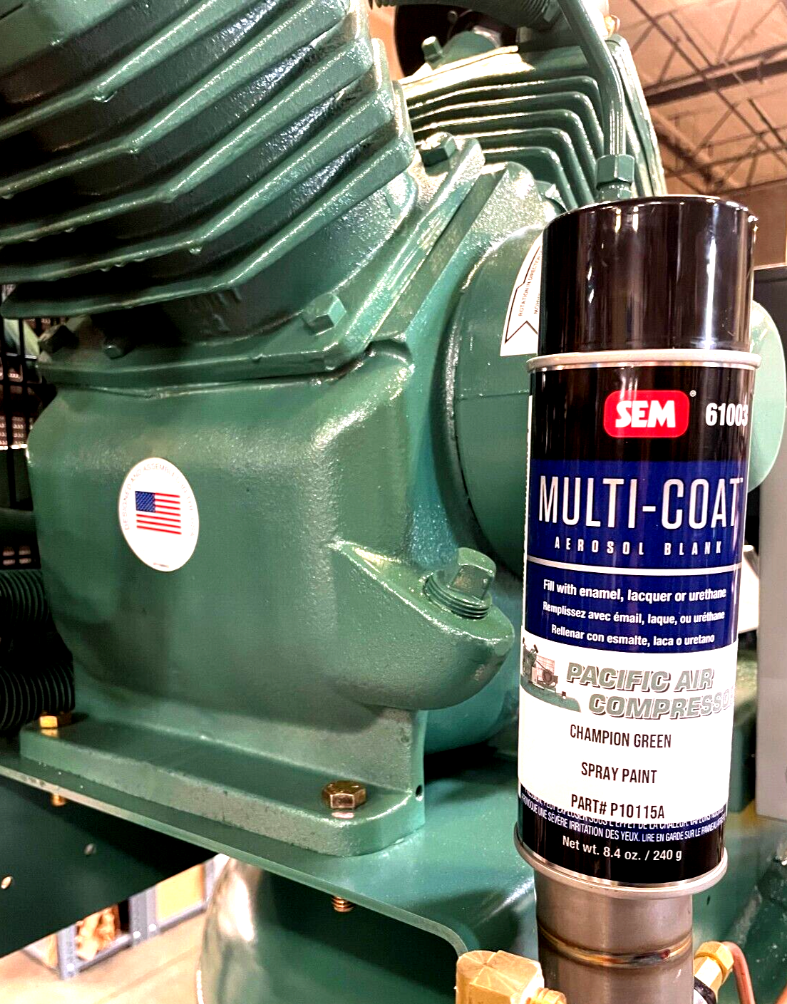P10115A CHAMPION GREEN AIR COMPRESSOR TOUCH UP PAINT 8.4 OZ P10115A CHAMPION GREEN AIR COMPRESSOR TOUCH UP PAINT 8.4 OZ