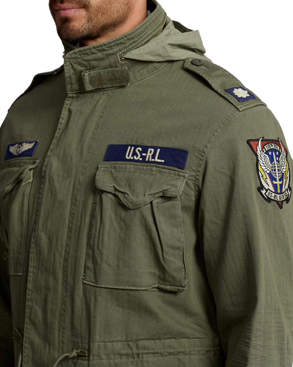 Polo Ralph Lauren Denim & Supply Military M-65 Combat Field Patch