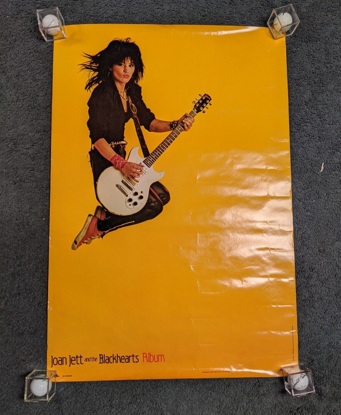 1983 JOAN JETT AND THE BLACKHEARTS ORIGINAL MUSIC STORE PROMO