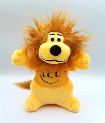 Peluche lion mascotte LCL 2023 Tour de France cyclisme maillot jaune env. 26 cm