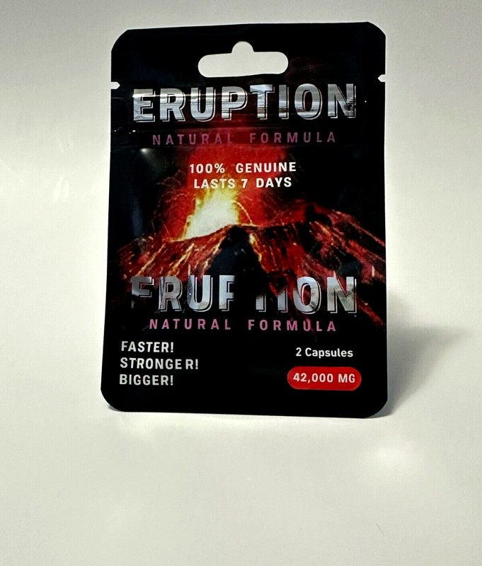 Eruption Male Enhancement 42000mg 12 Pills FREE FAST SHIPPING