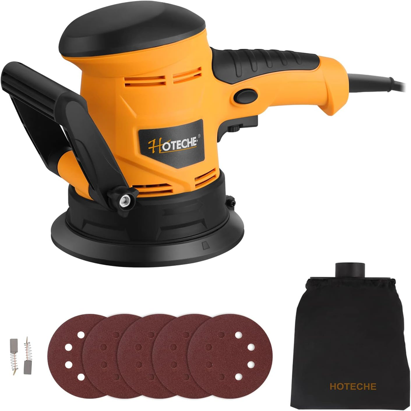 Random Orbital Sander 3.8-Amp/450W 5-Inch Variable Speed Pal