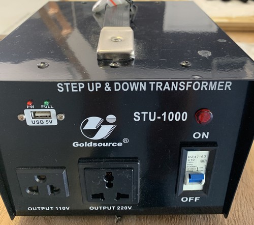 1000Watt Step Up/Down Heavy Duty Electrical Power Voltage Converter Transformer 
