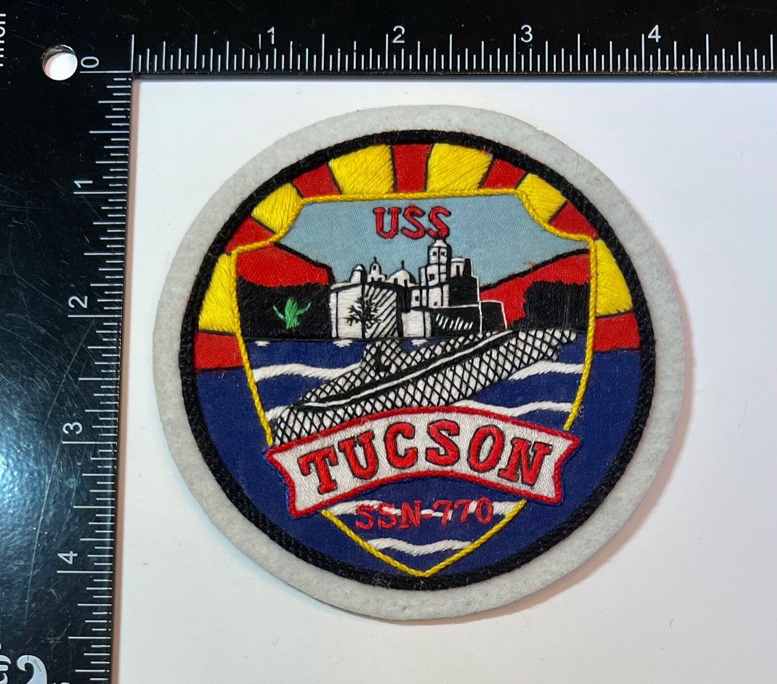 Cold War USN US Navy USS Tucson Submarine SSN-770 Patch | eBay