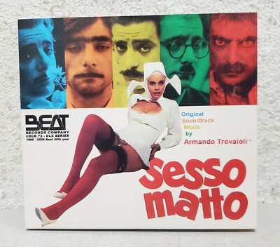 Sesso Matto Original Soundtrack CD by Armando Trovaioli 2007 Beat Records Italy