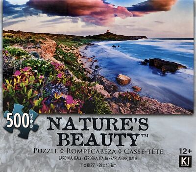 Natures Beauty Sardinia Island Water Scenery 500 Piece Jigsaw Puzzle Italy
