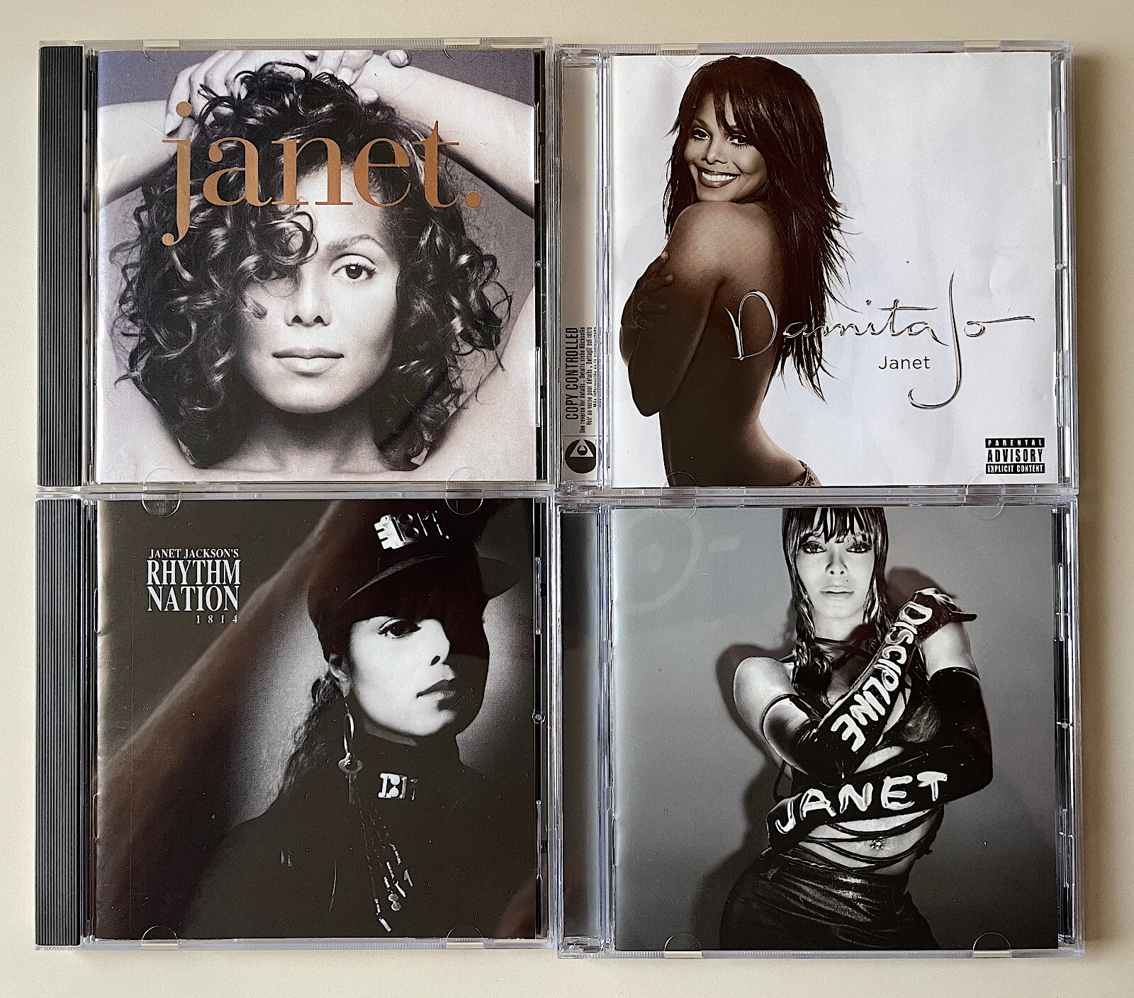 4 Janet Jackson CDs: 