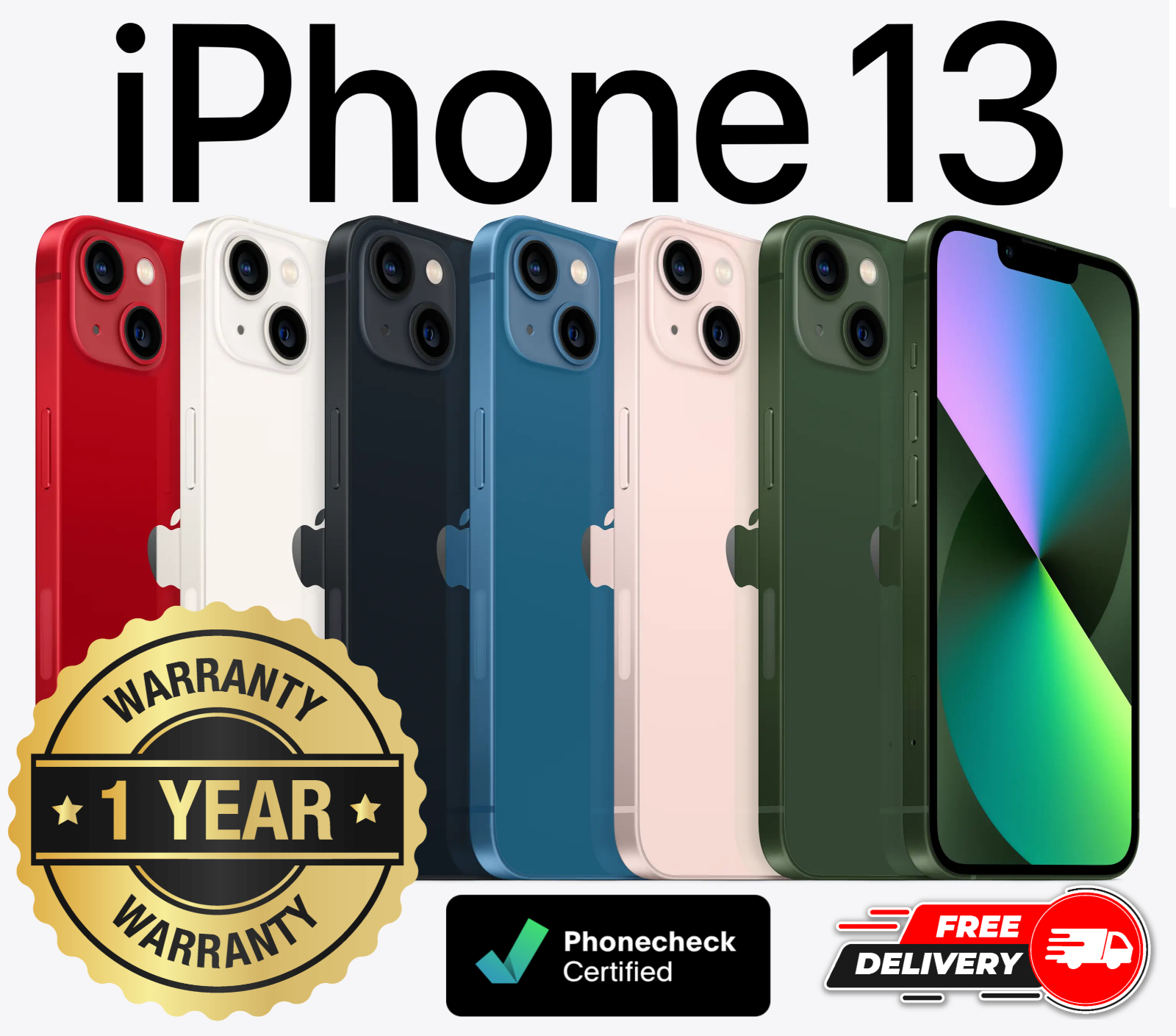 Apple iPhone 13 128GB 256GB - Unlocked Verizon AT&T Cricket Apple iPhone 13 128GB 256GB - Unlocked Verizon AT&T Cricket