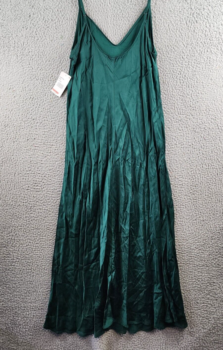 Velvet by Graham & Spencer Poppy Slip Dress Women's L Fern Green V-Neck Pullover - Picture 11 of 13