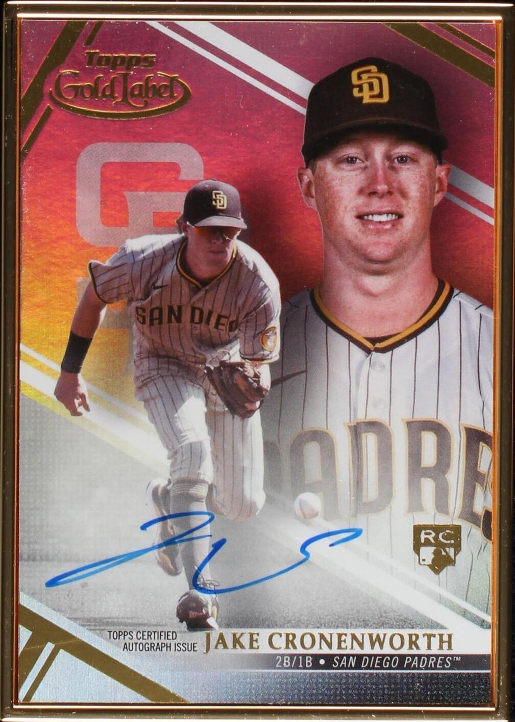 2021 Topps Gold Label - Jake Cronenworth #FA-JCR