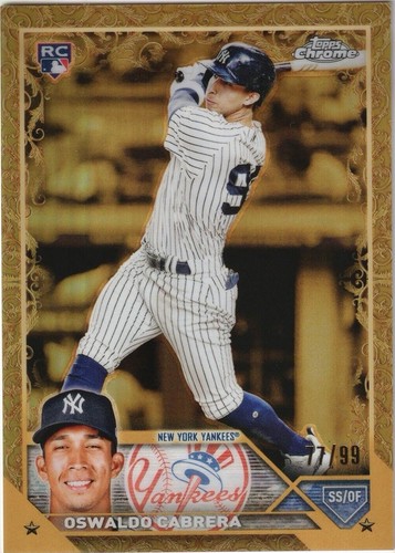 2023 Topps Chrome Gilded Gold Ray Wave Refractor Ryne