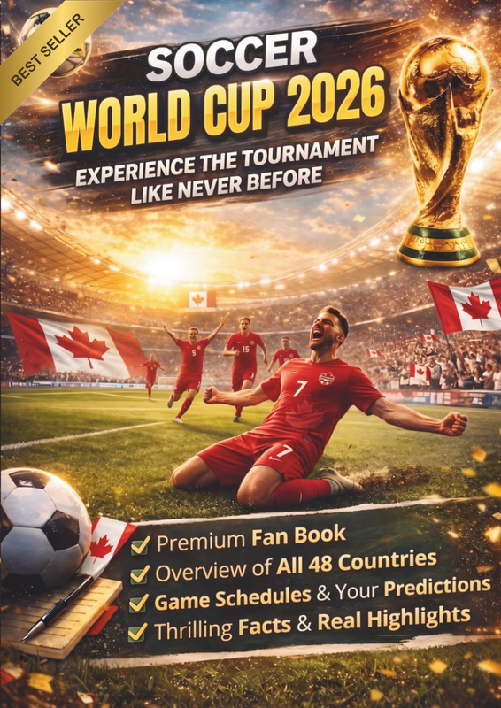 World Cup 2026: the Ultimate Soccer Fan Book: Track Every Game, Explore All Coun