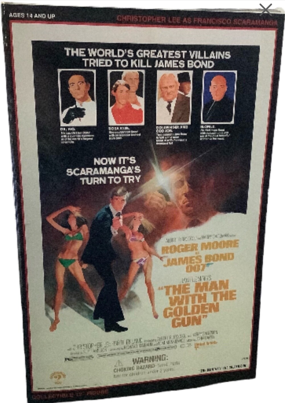 007 THE MAN WITH THE GOLDEN GUN １２インチフィギュア　Christopher Lee as Francisco Scaramanga 007 The man with the Golden Gun Christopher Lee as Francisco