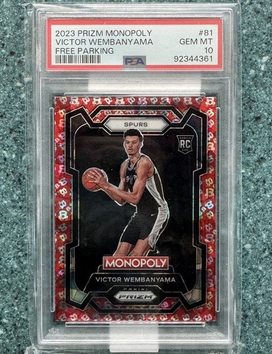 wembanyama 24枚限定 未開封 メトロポリタン Victor Wembanyama 2023-24 Panini Prizm Monopoly PURPLE WAVE