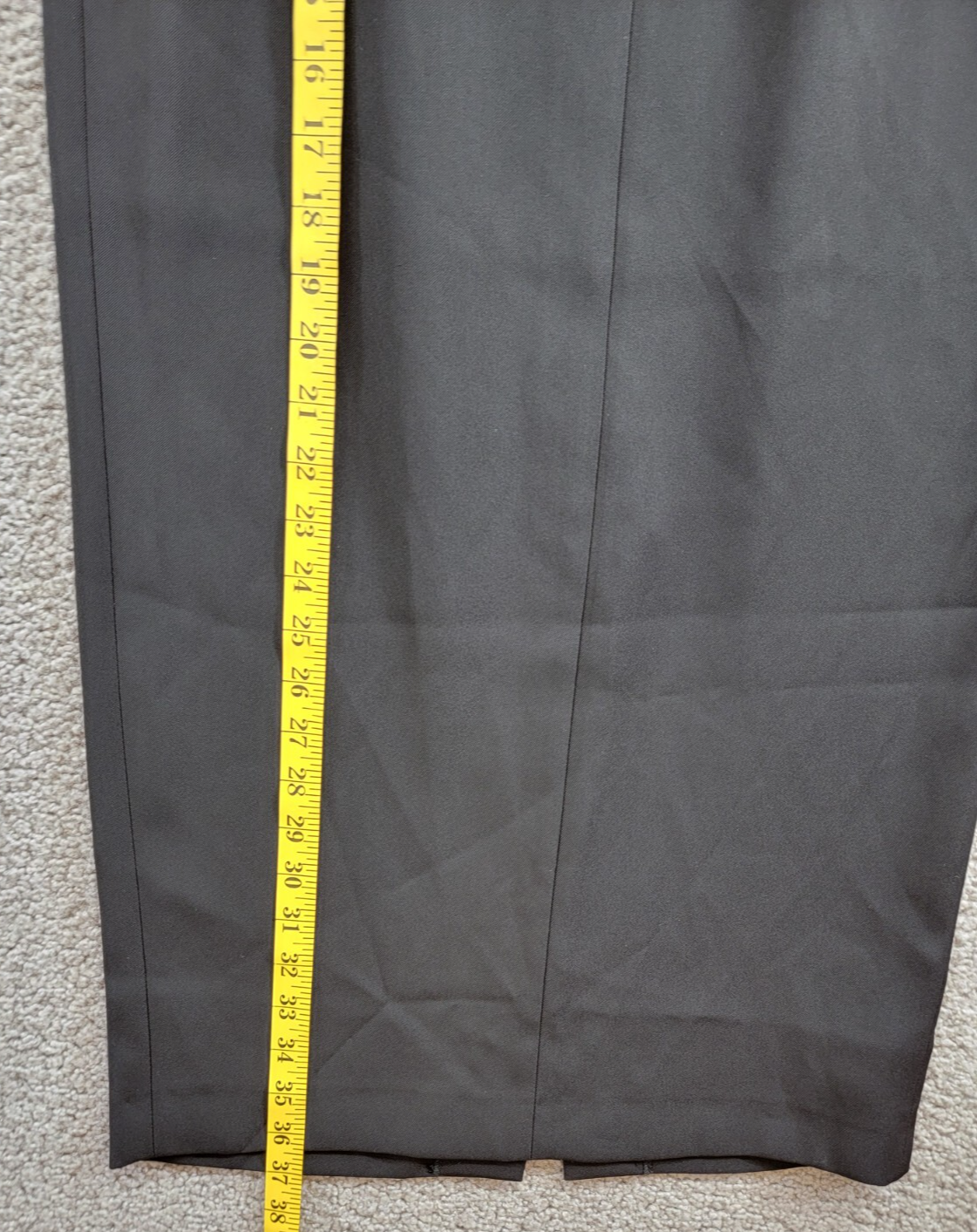 French Connection Harry Suiting Maxi Skirt Women's 2 Blackout Hook & Bar Closure - Picture 7 of 17