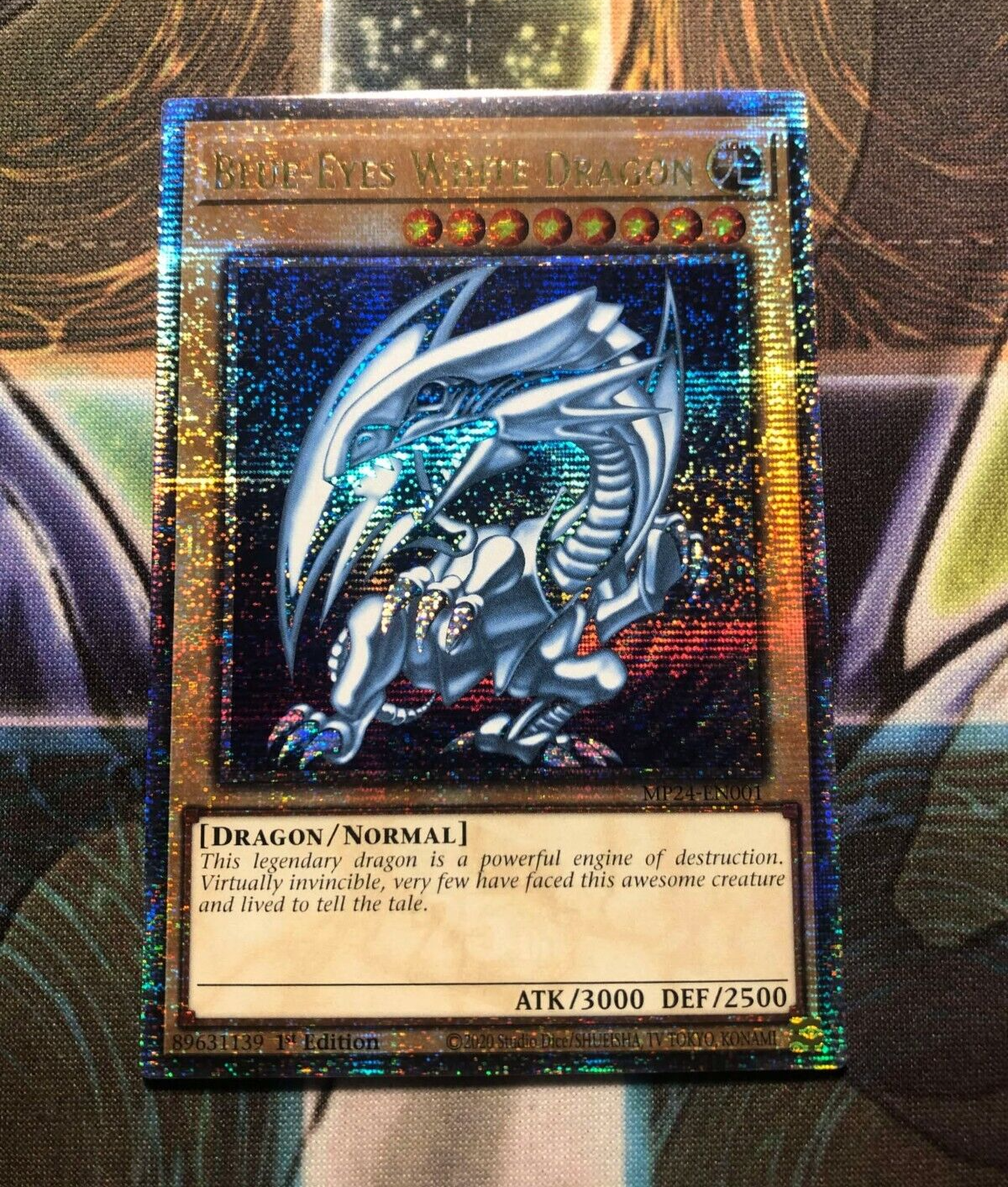 遊戯王 Legend Of Blue Eyes White Dragon 初版 Blue-Eyes White Dragon - Ultra QCCP-JP001 Quarter Century