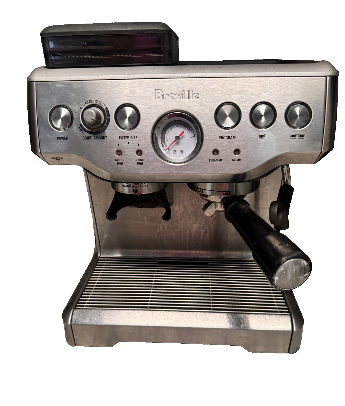 breville エスプレッソマシン BES860 家庭用 エスプレッソマシン ブレビル セミオートマチック 豆挽き