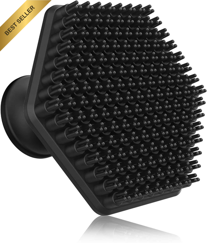 Silicone Face and Body Scrubber for Gentle Cleansing and Exfoliation, Manual Fac