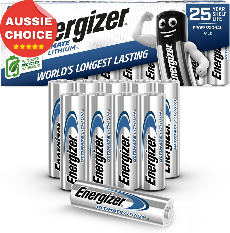Ultimate Lithium AA Batteries 1.5V Long Lasting Pack of 10 high performance