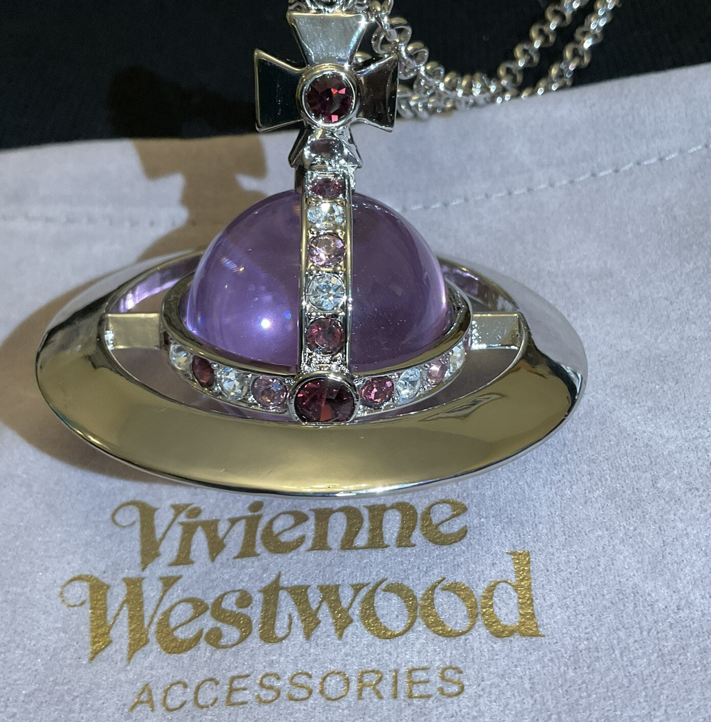 Vivienne Westwood Nana giant limited edition purple crystal