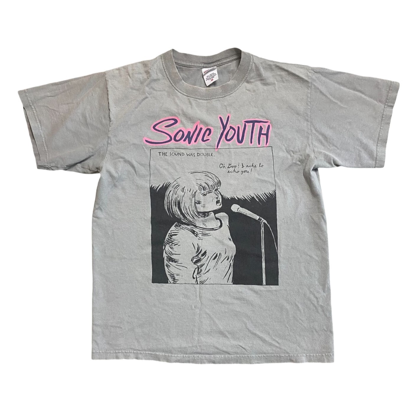 Vintage Sonic Youth Sound was Double T Shirt Size Medium Goo