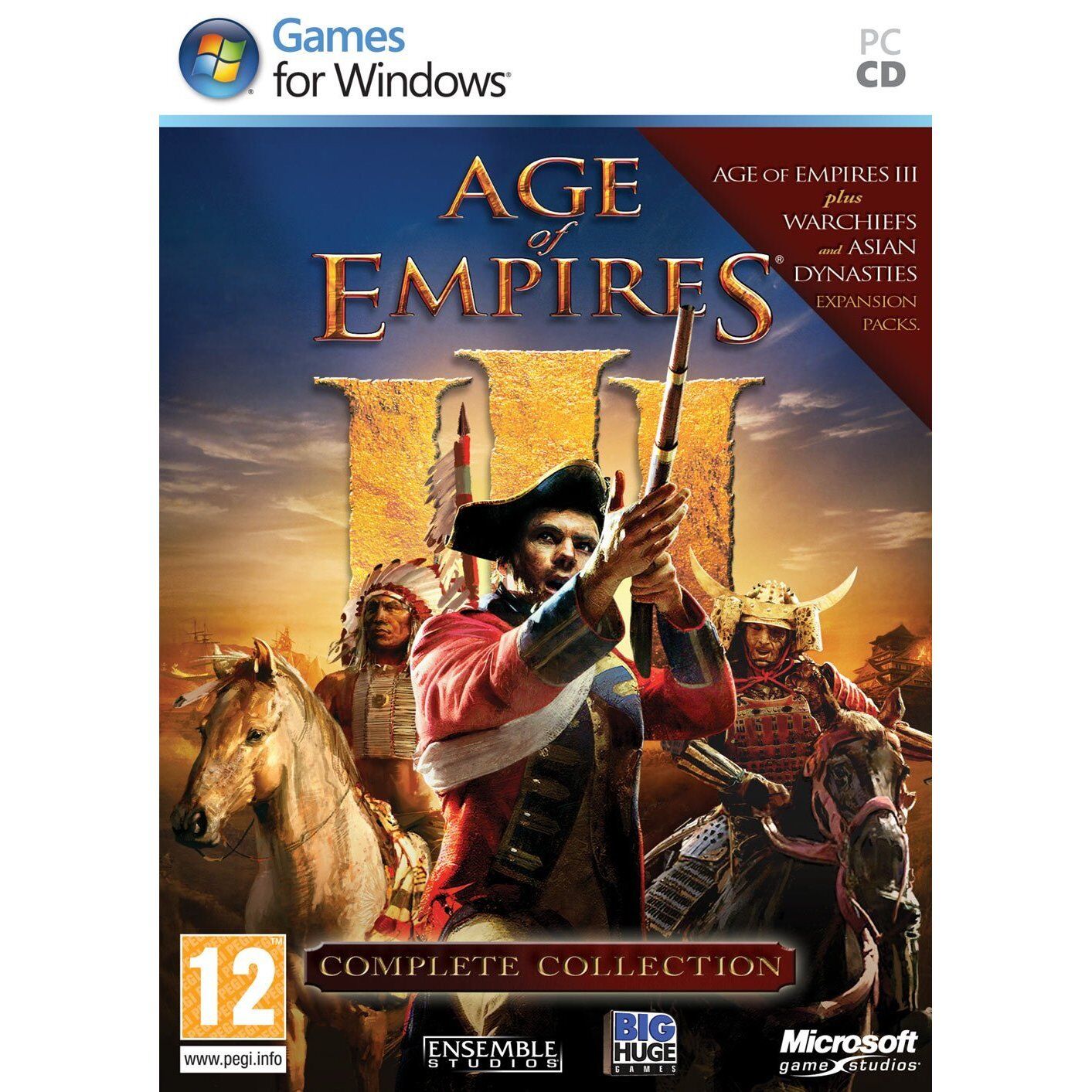 Age of Empires III 3 Complete Collection PC with Warchiefs Age of Empires III 3 Complete Collection PC with Warchiefs