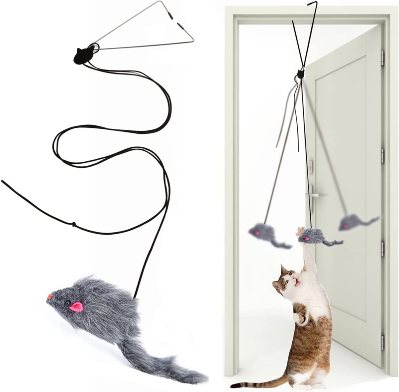 ,retractable Teaser Toy Hanging Interactive Toys For