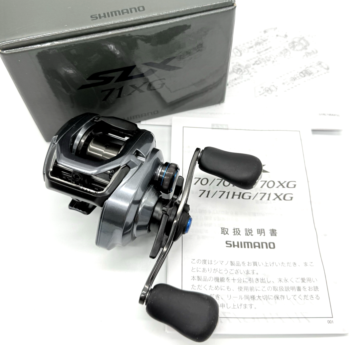 リール SHIMANO 24SLX 71XG LEFT Shimano 24 SLX 71XG Left Handed Baitcasting Reel w/Box Ship