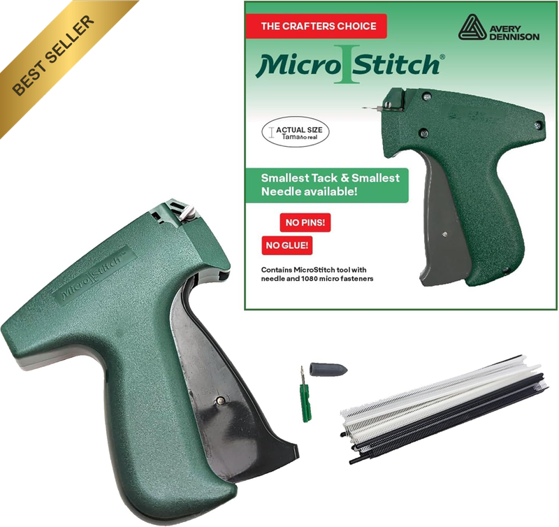 The Original ® Tagging Gun Kit – Includes Micro Stitch Tagging Tool, 1 Needle, 6