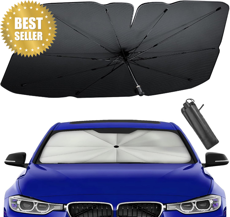 Extra-Large Size Car Window Shade for Reducing the Temperature and UV Rays, Car
