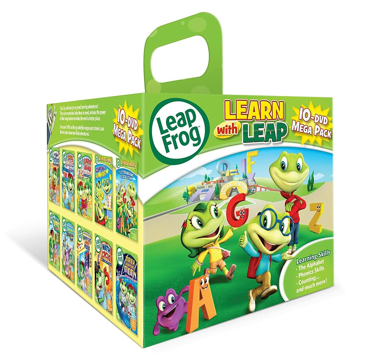 Leapfrog Mega Collection - 10 Individually Wrapped DVD's - Educational -Children Leapfrog Mega Collection - 10 Individually Wrapped DVD's - Educational -Children
