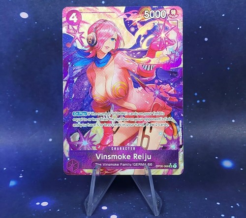 One Piece Vinsmoke Reiju OP06 069 Alt Art Foil Super Rare
