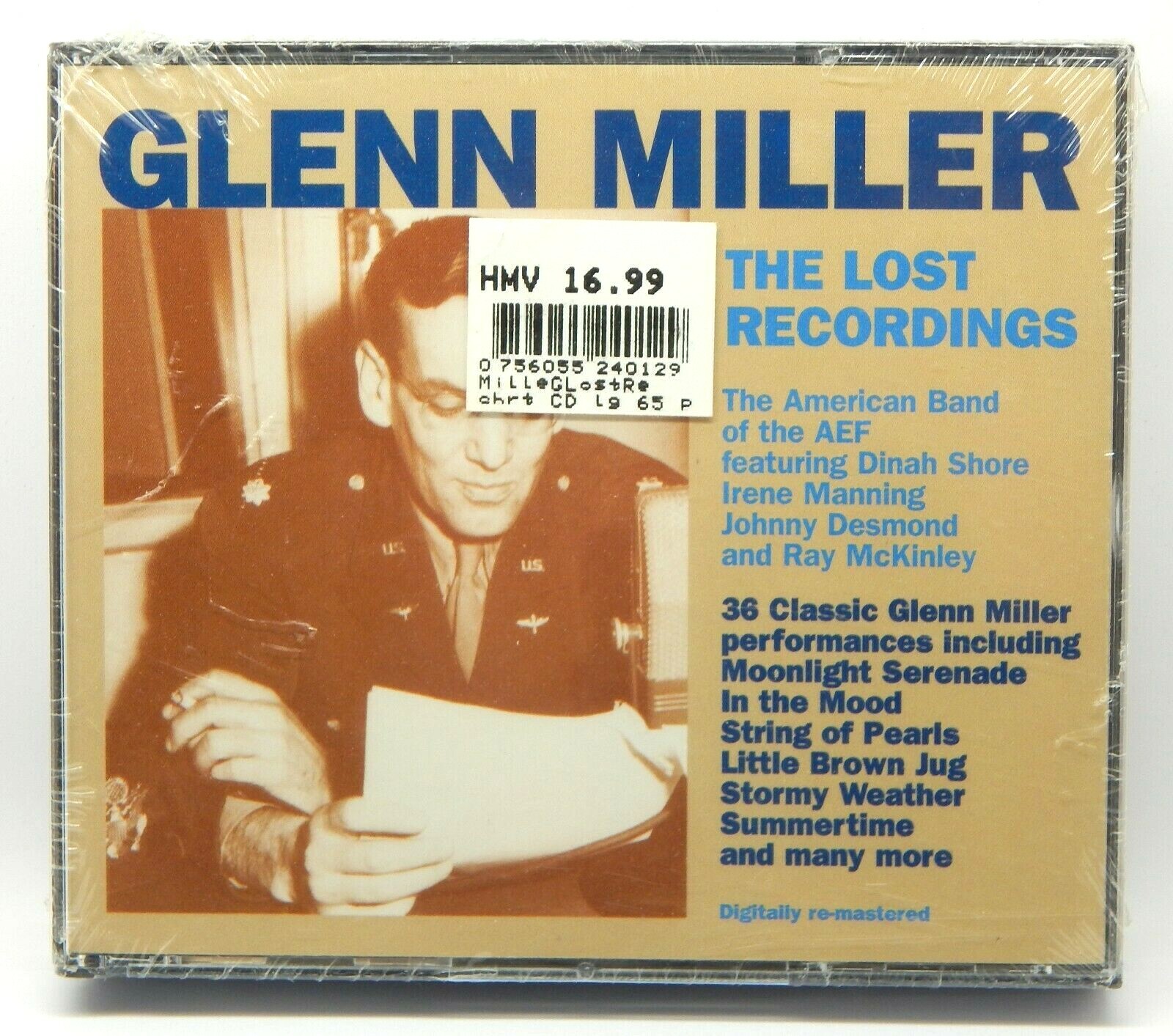 Glenn Miller: The Lost Recordings ~ New 2-CD Set (1995