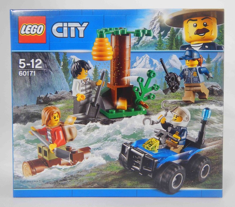 LEGO 60171 Mountain Fugitives Set City Police ATV Quad Bike Bee