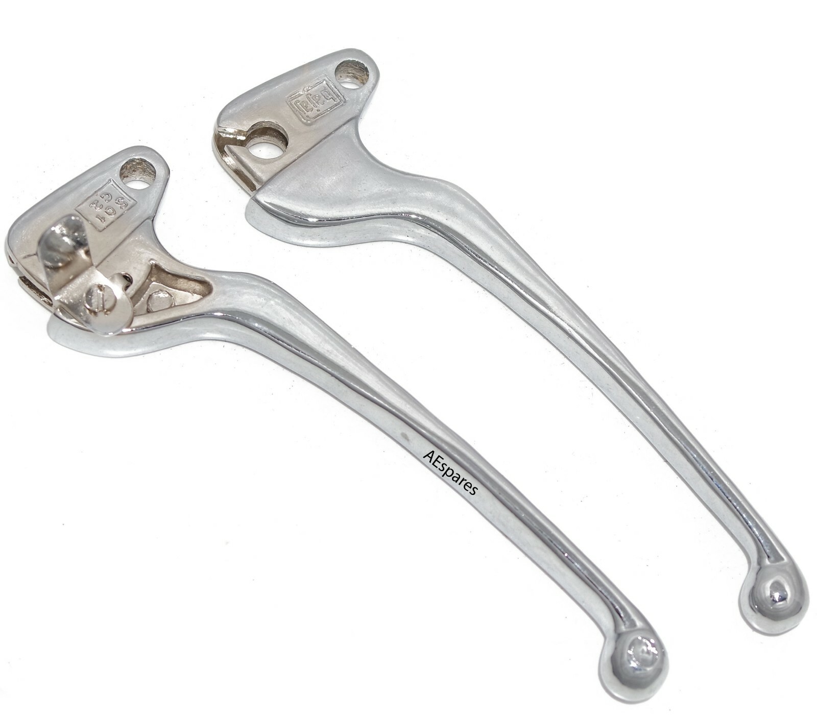 Vespa Bajaj Chetak classic FE clutch brake lever switch point chrome  