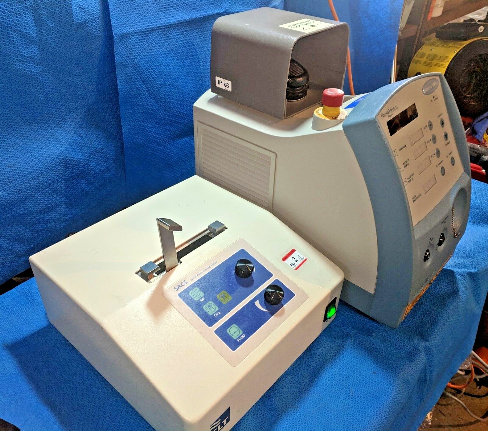 PhotoMedex Surgical LaserPro 980 (25w) w/ SLT SACS (Stand Alone Cooling System)