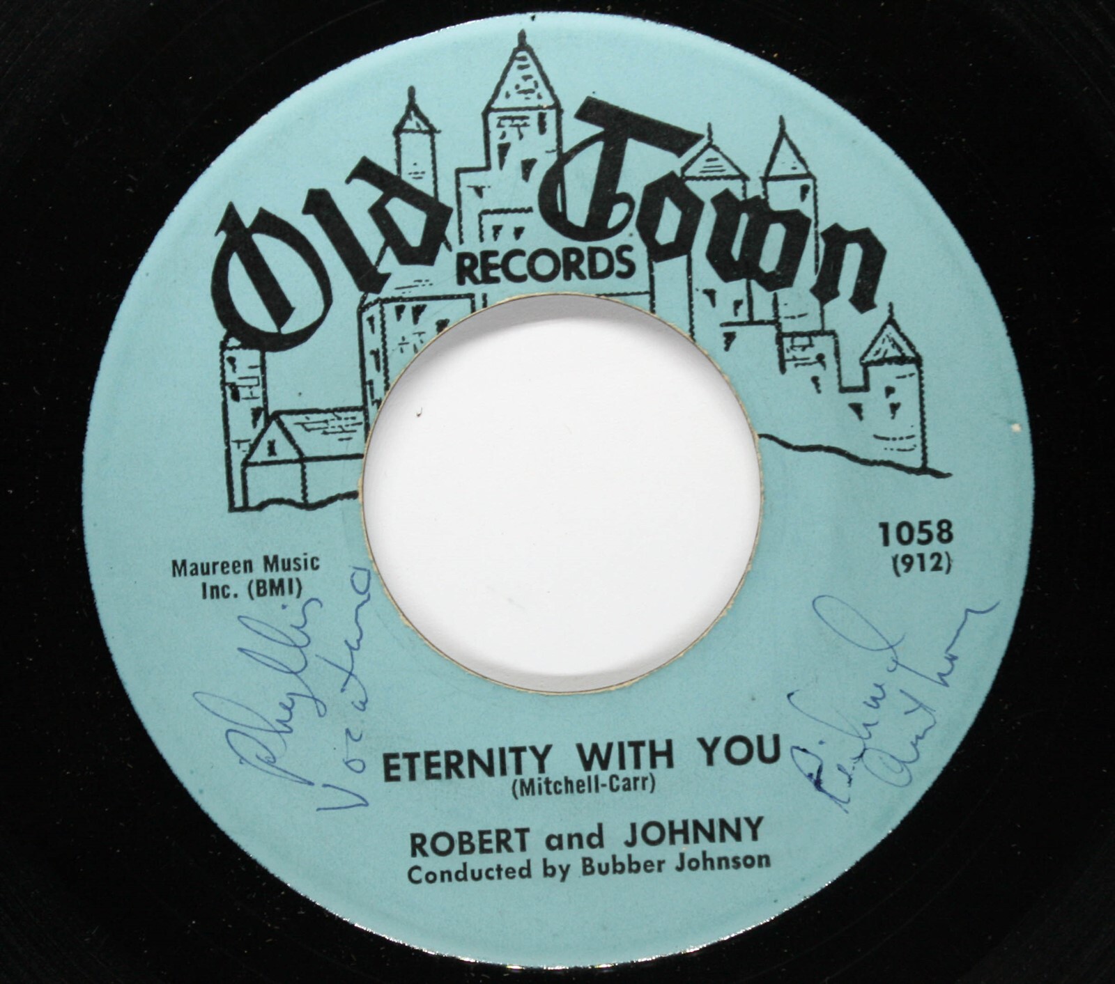 ROBERT & JOHNNY R&B 45rpm I'm Truly Truly Yours b/w Eternity